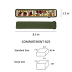Glidra Weekly Pill Organizer | 7-Day Spill-Proof Slide-Lock, Travel-Safe Medication Case