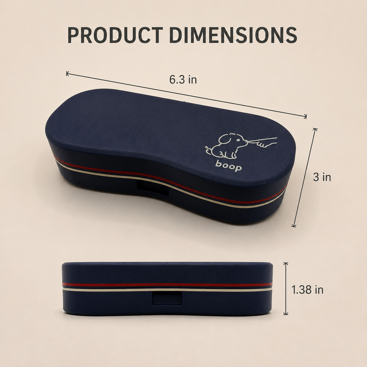 Ocula Glasses Case dimensions