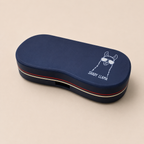 Cute Character Glasses Case — Llama Chill lid design on hard-shell magnetic eyeglass case