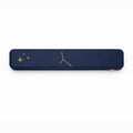 Premium Zodiac Weekly Pill Box navy blue — constellation slide-lock weekly medication organizer