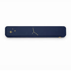 Premium Zodiac Weekly Pill Box navy blue — constellation slide-lock weekly medication organizer