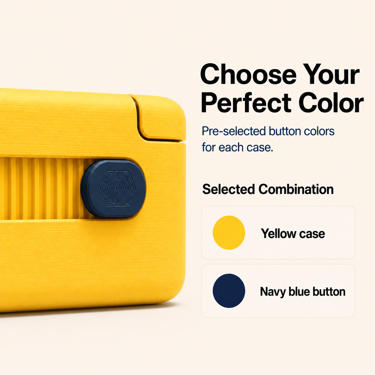 Summer Color Edition Glidra Weekly Pill Organizer detail view — slide-lock closure mechanism